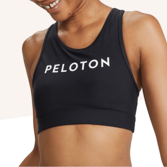 NWT PELOTON Cadent High Neck Racerback Bra Black - Picture 1 of 5
